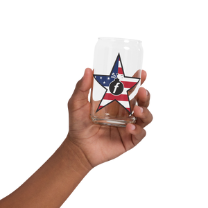 FBomb Patriot Can-shaped glass