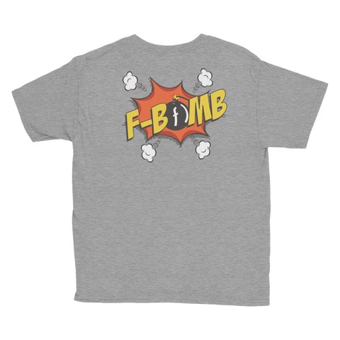 Dreamlove Cartoon FBomb Youth Short Sleeve T-Shirt