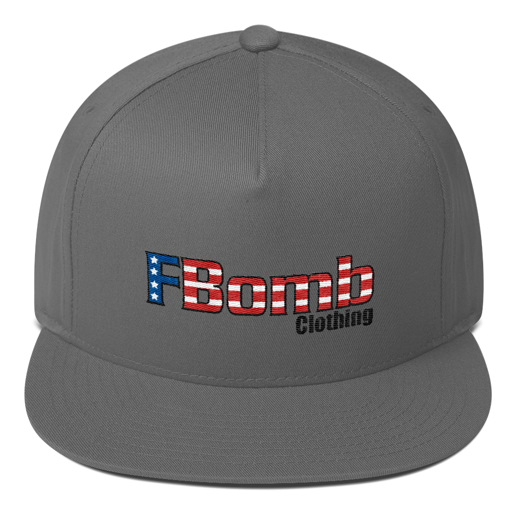 FBomb Clothing Flat Bill Cap