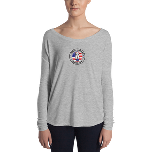 Patriot FBomb Logo Ladies' Long Sleeve Tee