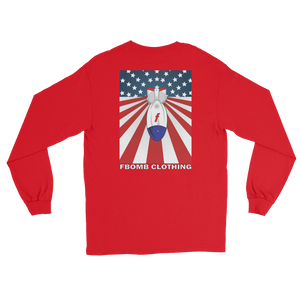 Modern Patriot FBomb Dark Colored Long Sleeve T-Shirt