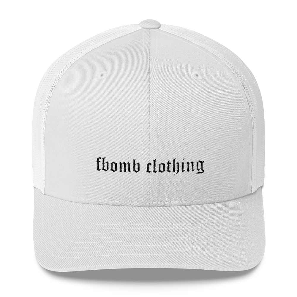 FBomb Lettering Trucker Cap
