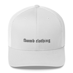 FBomb Lettering Trucker Cap