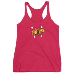 Dreamlove FBomb Cartoon Women's Racerback Tank