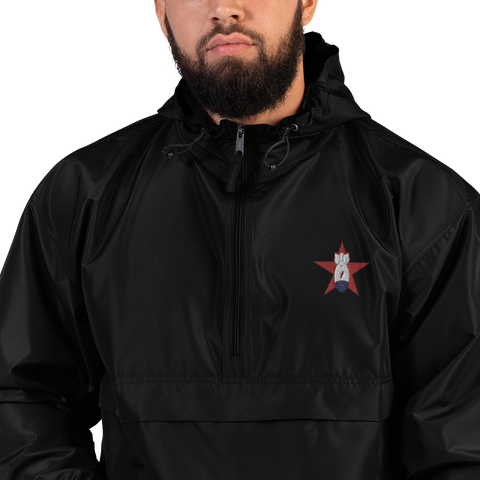 Embroidered FBomb Champion Packable Jacket