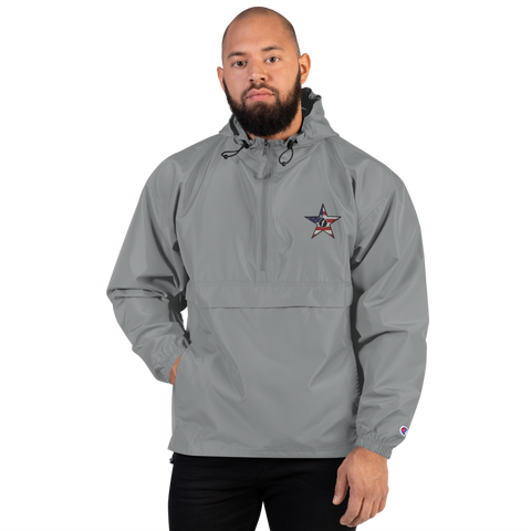 Embroidered FBomb Patriot Champion Packable Jacket