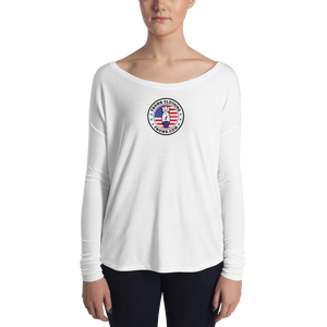 Ladies' New Patriot Cross FBomb Long Sleeve Tee