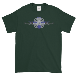 FBomb Maltese Cross Tribal Short Sleeve T-Shirt - Dark Shirts