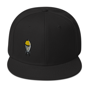 Cartoon FBomb Flatbill Snapback Hat