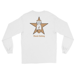 Drop the Brown FBomb Long Sleeve T-Shirt (light)