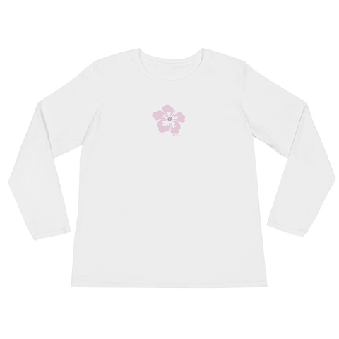 Ladies’ Long Sleeve Flower FBomb T-Shirt