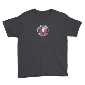 Youth Modern Patriot FBomb Dark Colored Short Sleeve T-Shirt