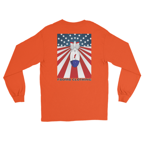Modern Patriot FBomb Light Colored Long Sleeve T-Shirt