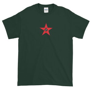 Red Militia FBomb Short Sleeve T-Shirt - Dark Shirts