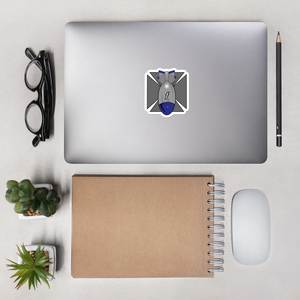 FBomb Maltese Cross Bubble-free stickers