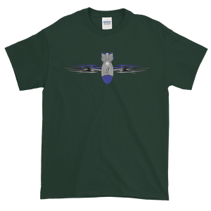 Tribal FBomb with Blue Bomb - Dark Shirts