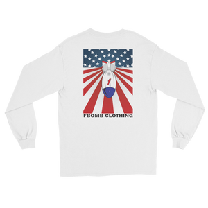Modern Patriot FBomb Light Colored Long Sleeve T-Shirt