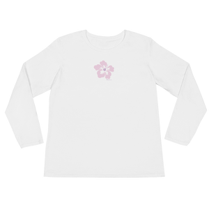 Ladies’ Long Sleeve Flower FBomb T-Shirt