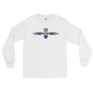 Tribal Blue Bomb Long Sleeve T-Shirt - Light