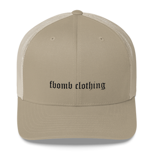FBomb Lettering Trucker Cap