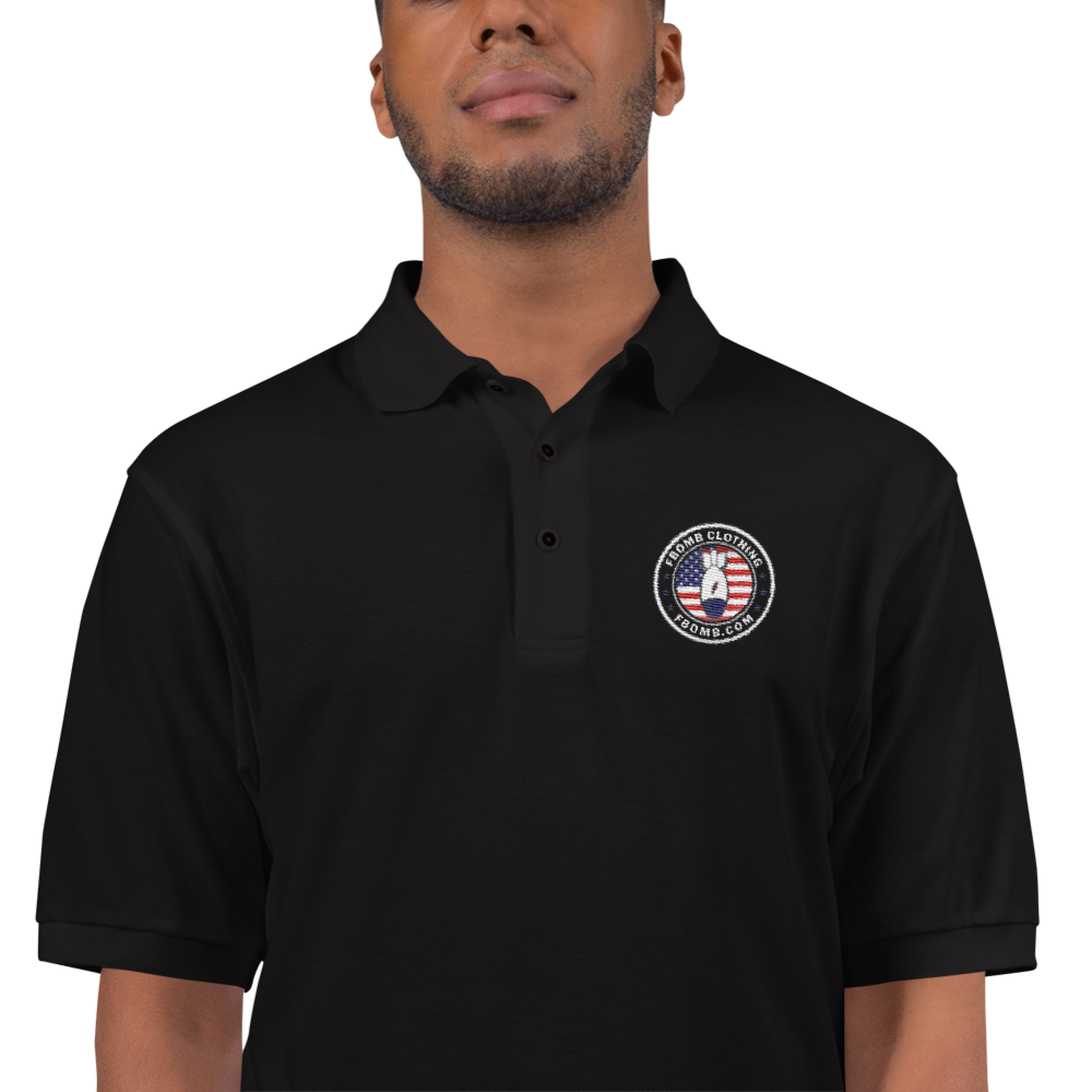 FBomb Embroidered Polo's