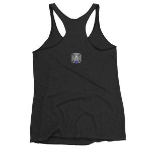 Women's FBomb Maltese Cross Racerback Tank