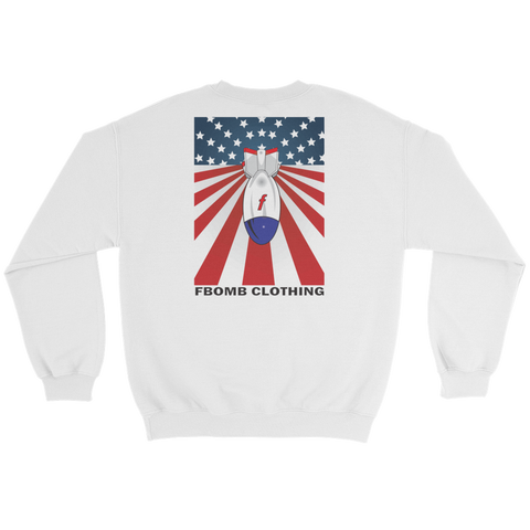 Modern Patriot FBomb Light Colored Sweatshirt