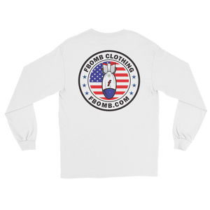 Patriot FBomb Logo Long Sleeve T-Shirt (light)